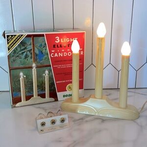Beacon 3 Light Electric Window Candolier